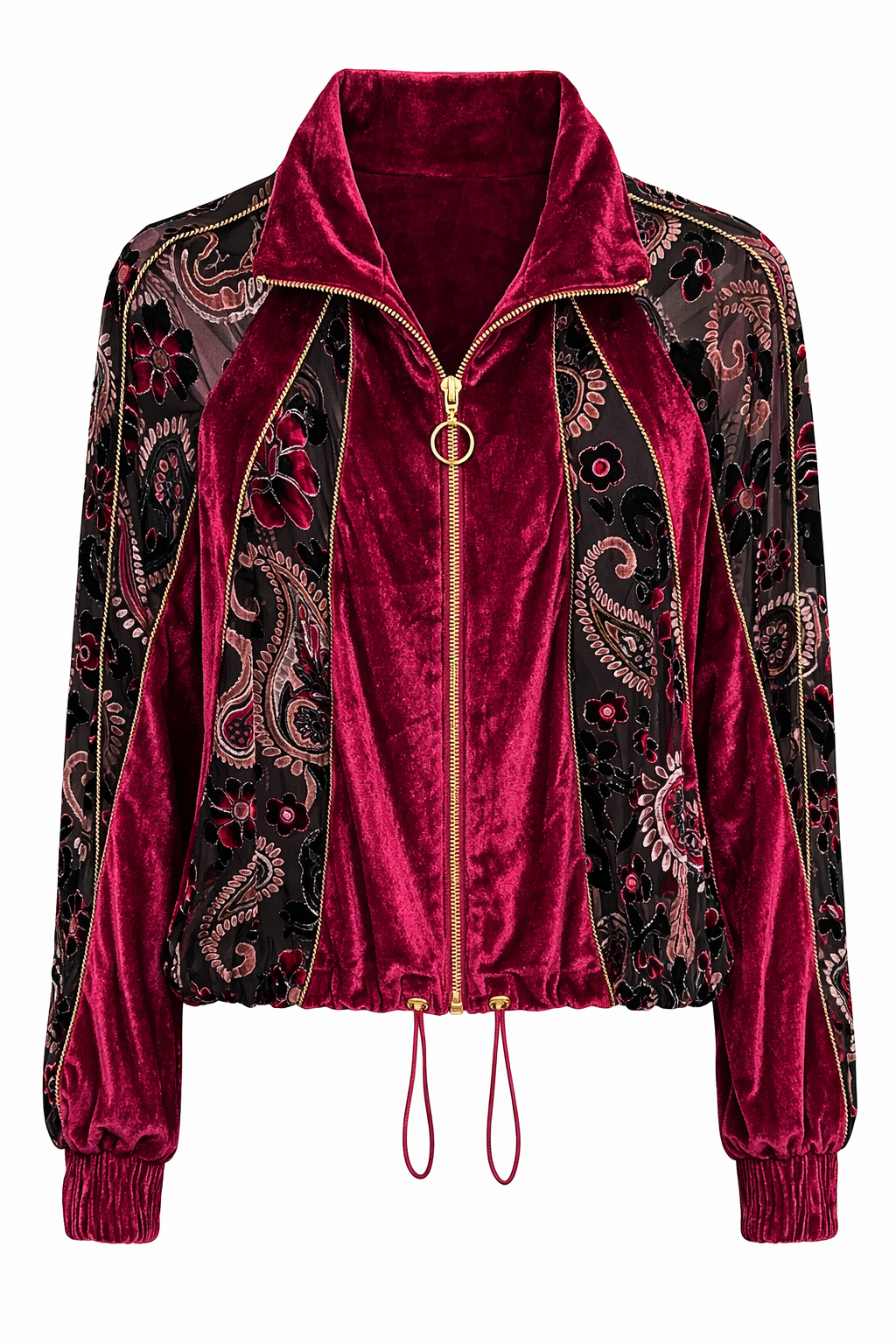 Fablana Velvet and Lace Jacket O/S