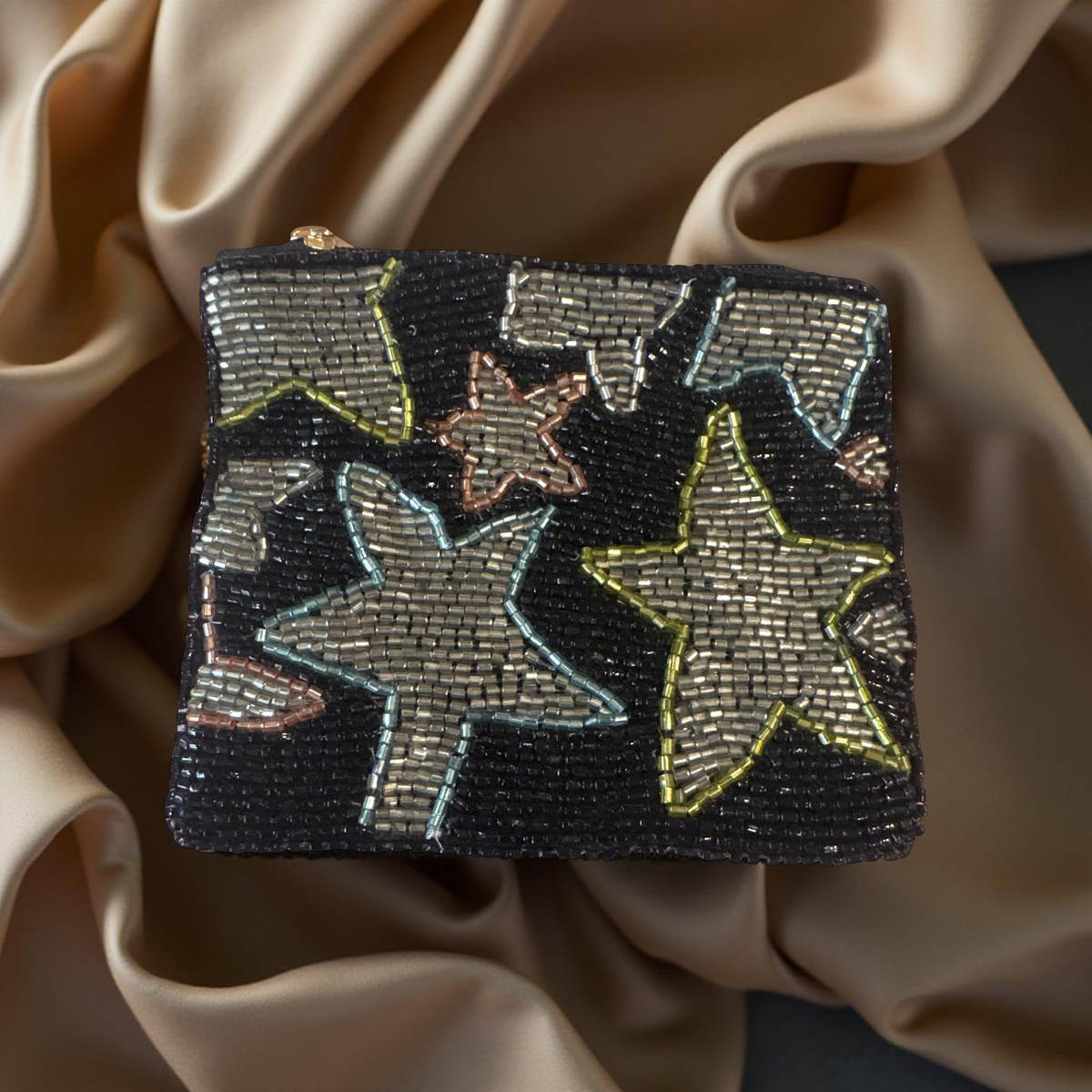 Multi Star Beaded Bag