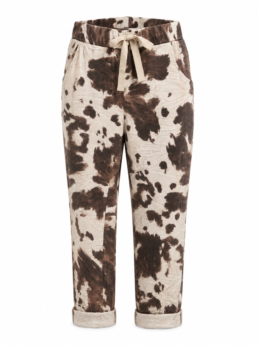 Lanna Stretch Pant Cow Print