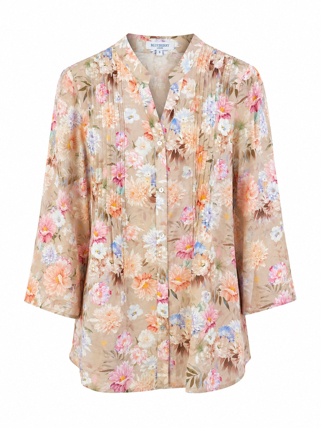 Margot Garden Reverie Pintuck Blouse