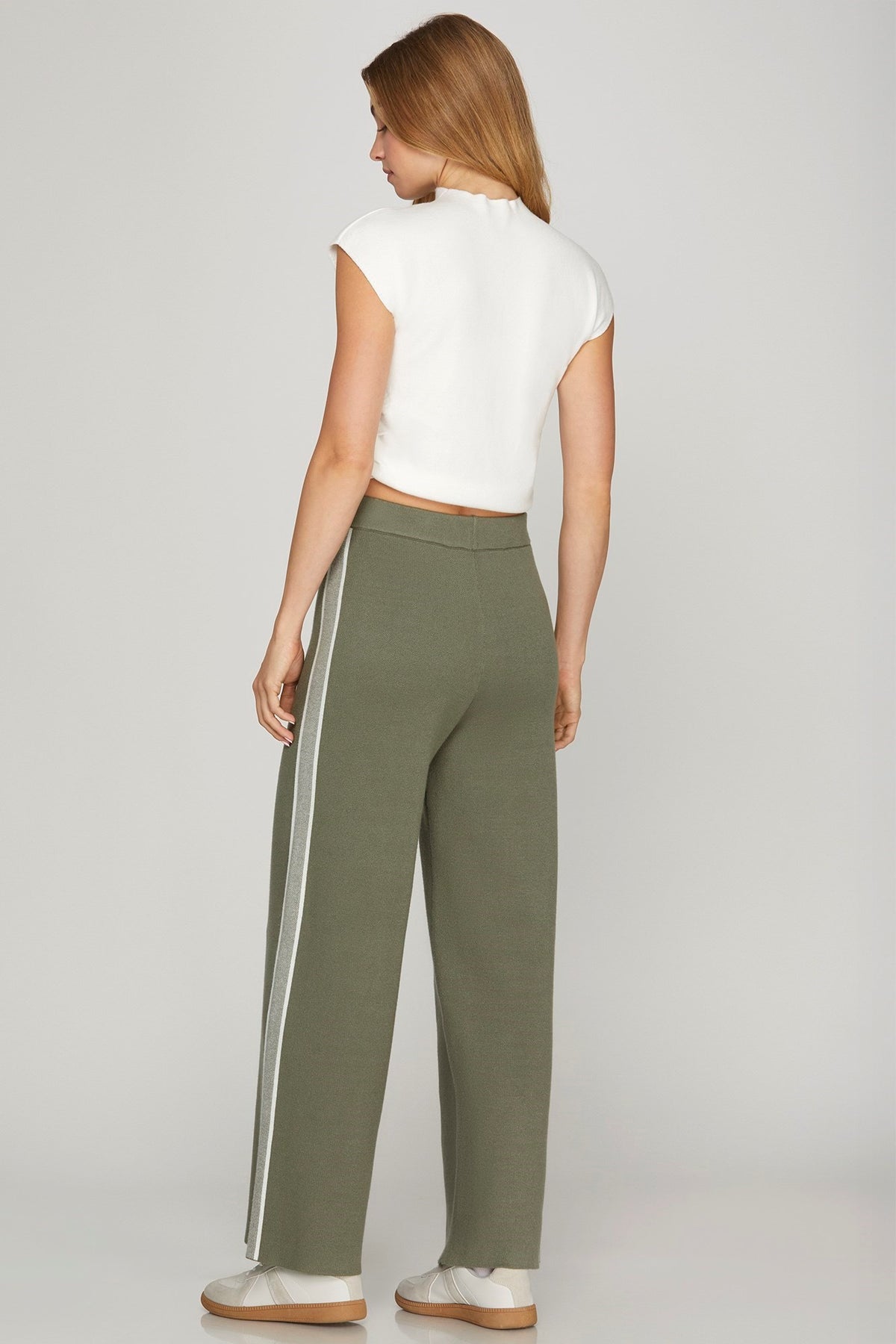 Bella Sweater Pants Olive