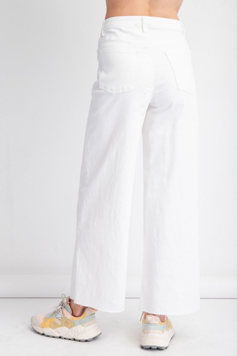 Brynn Stretch High Waisted Pants White