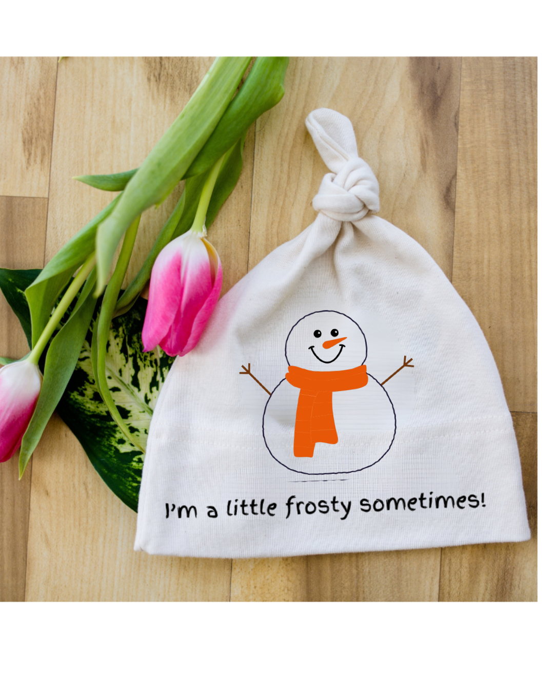 Snowman Baby Hat