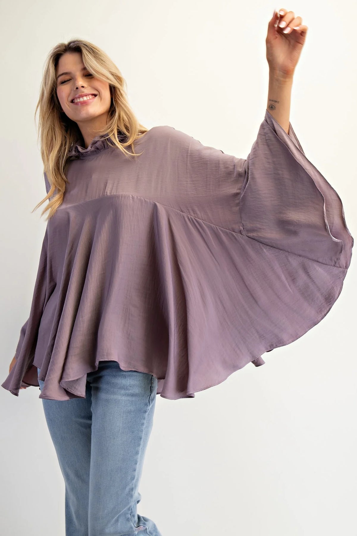 Noelle  Swing Top Eggplant