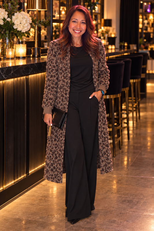Cleo Cheetah Duster Cardigan