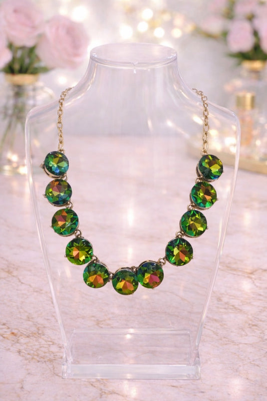 Volcano Gold Crystal Necklace