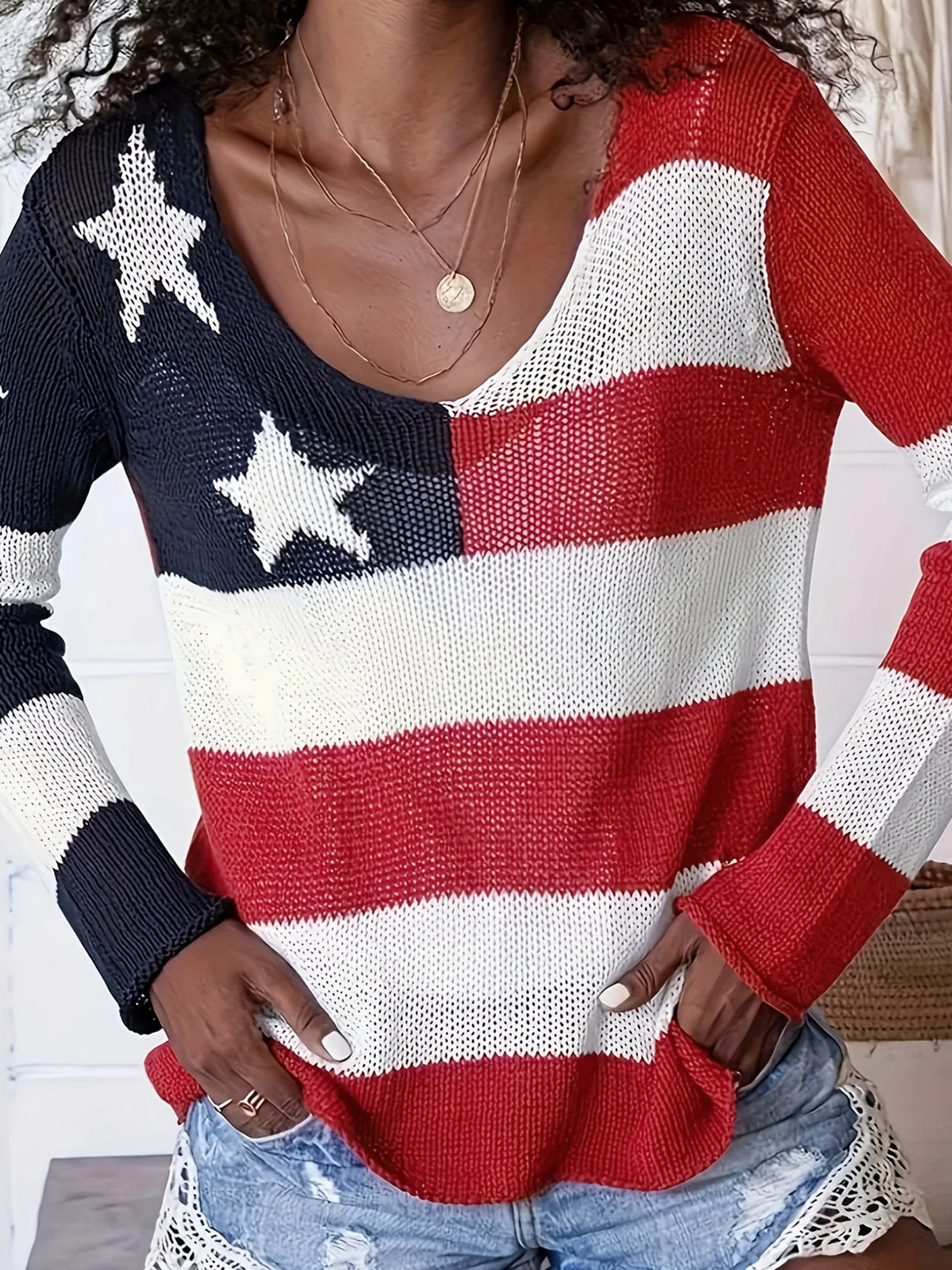 Betsy 4th of July Knit