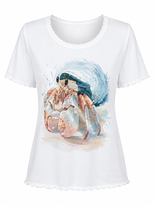 Indigo Blue - Hermit Crab Vibes Top *Preorder*