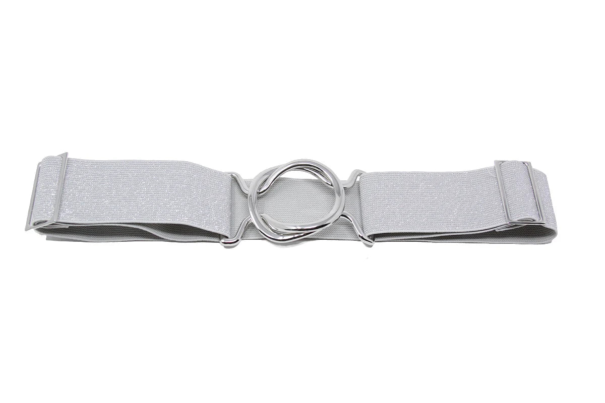 Silver Stretch Belt