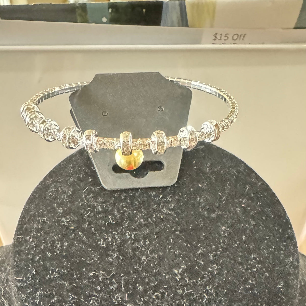 B3 Silver Crystal Bracelet