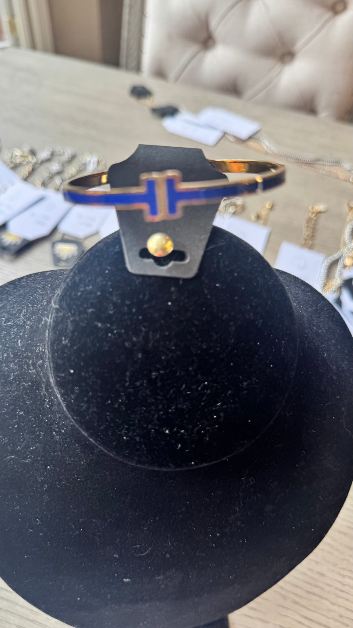 B36 Blue and Gold Bracelet