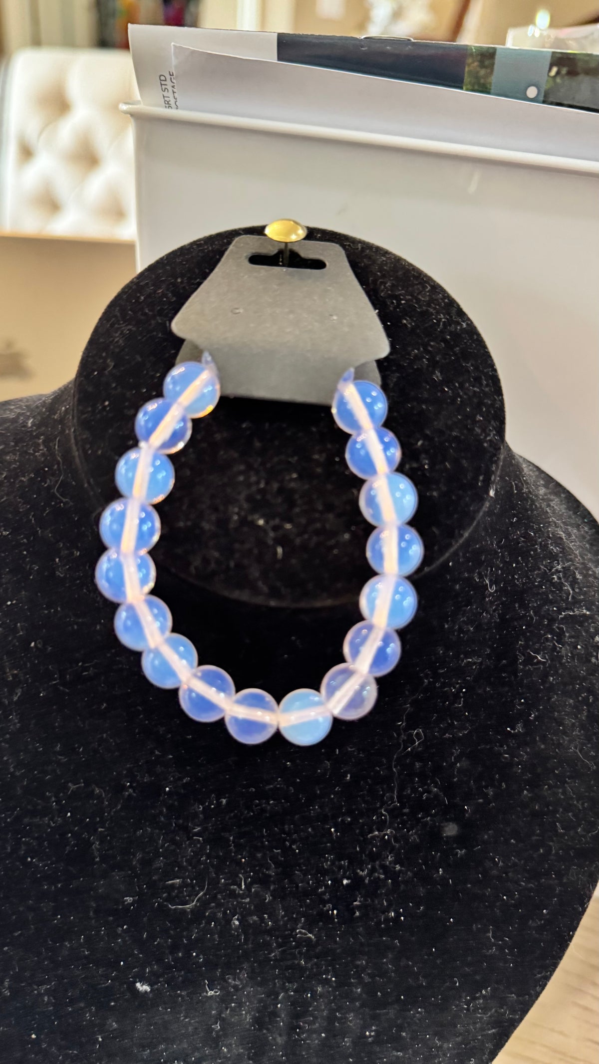 B13 Clear Opal Gemstone Bracelet