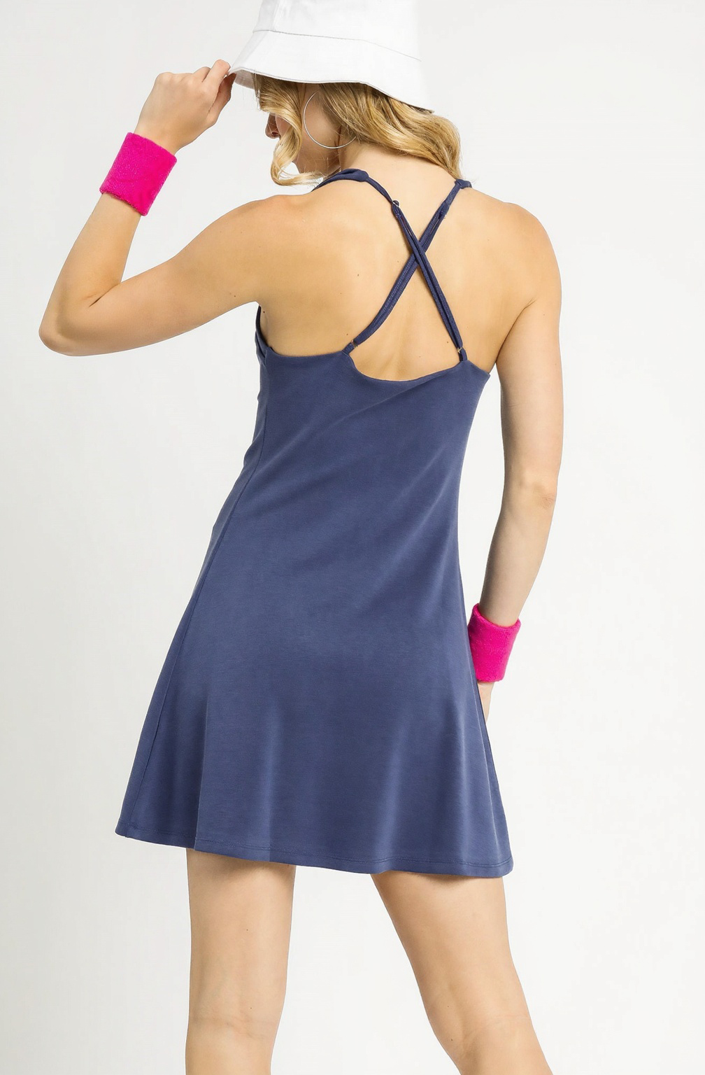 Raya Mini Dress with Shorts Latte