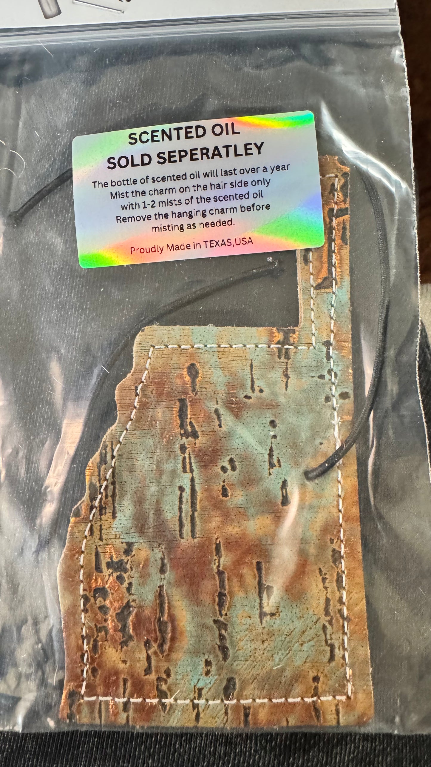 Oklahoma Car Freshener Charm