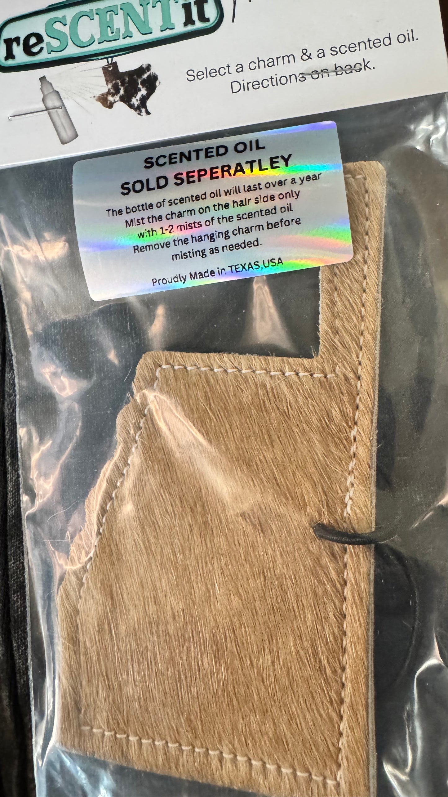 Oklahoma Car Freshener Charm