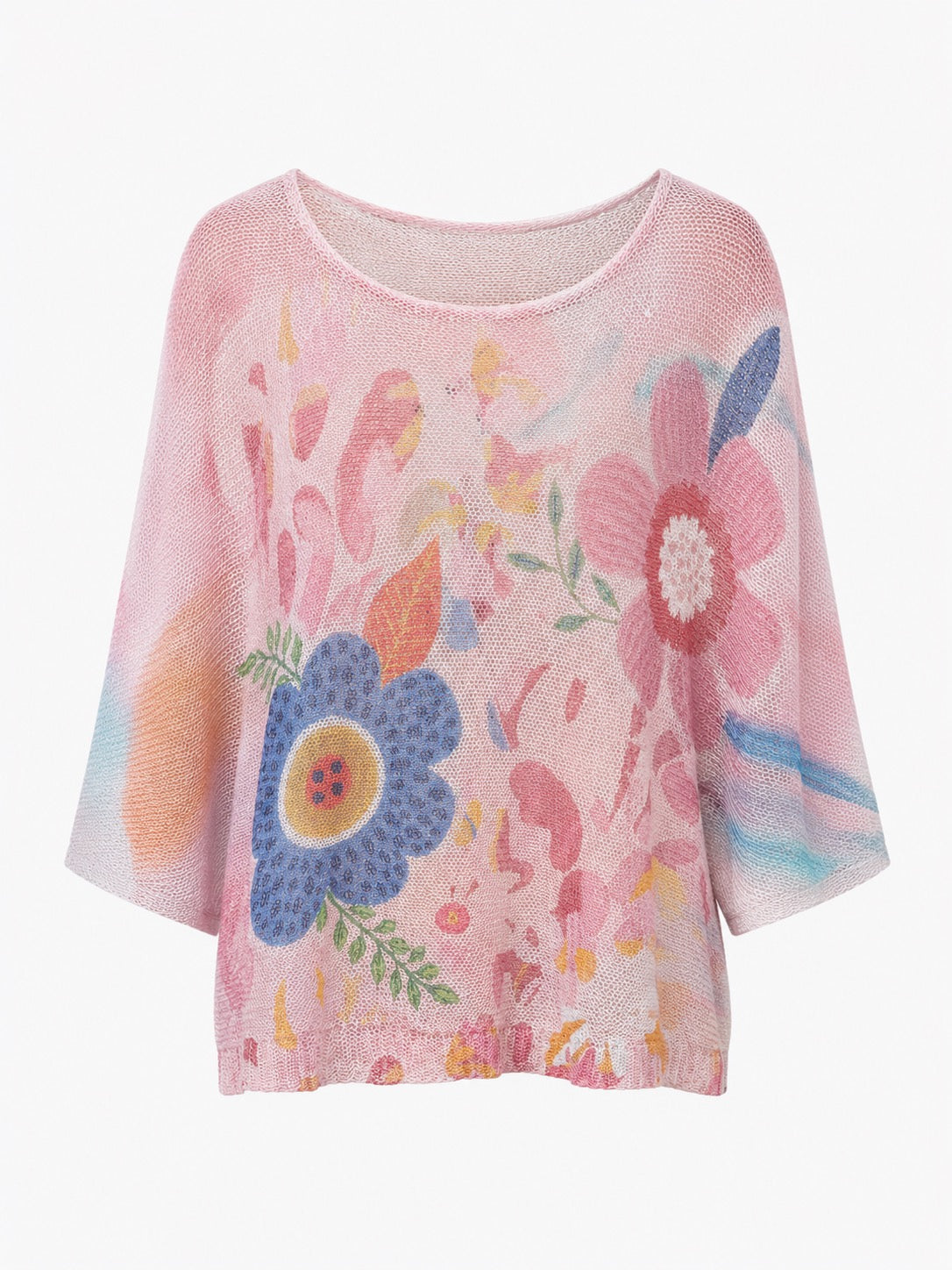 Citia Floral Whimsey Top Soft Blossom O/S