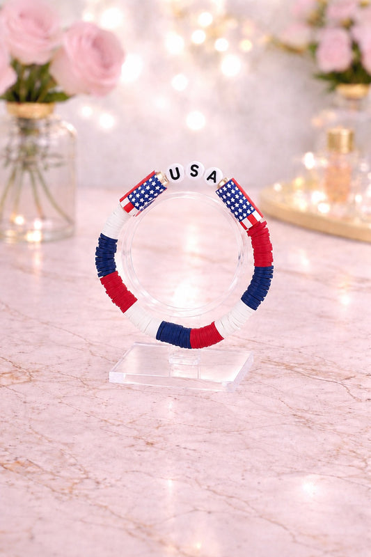 USA Flag Bracelet
