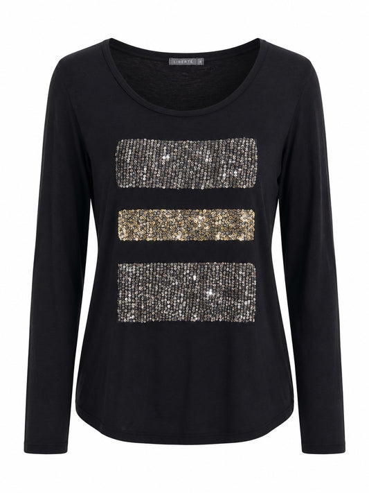 Gina Sequin Cotton Top
