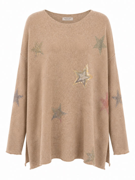 Sienna Soft knit sweater with star details