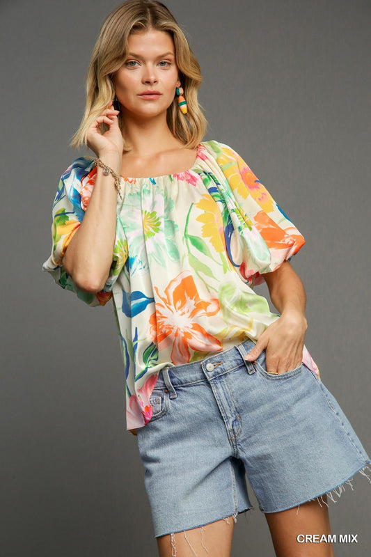 Camila Floral Top