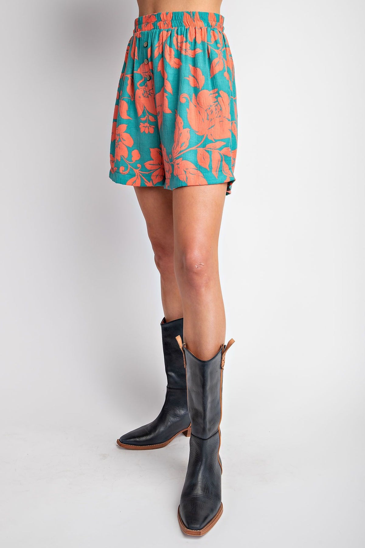 Solana Tropical Shorts Atlantis Green