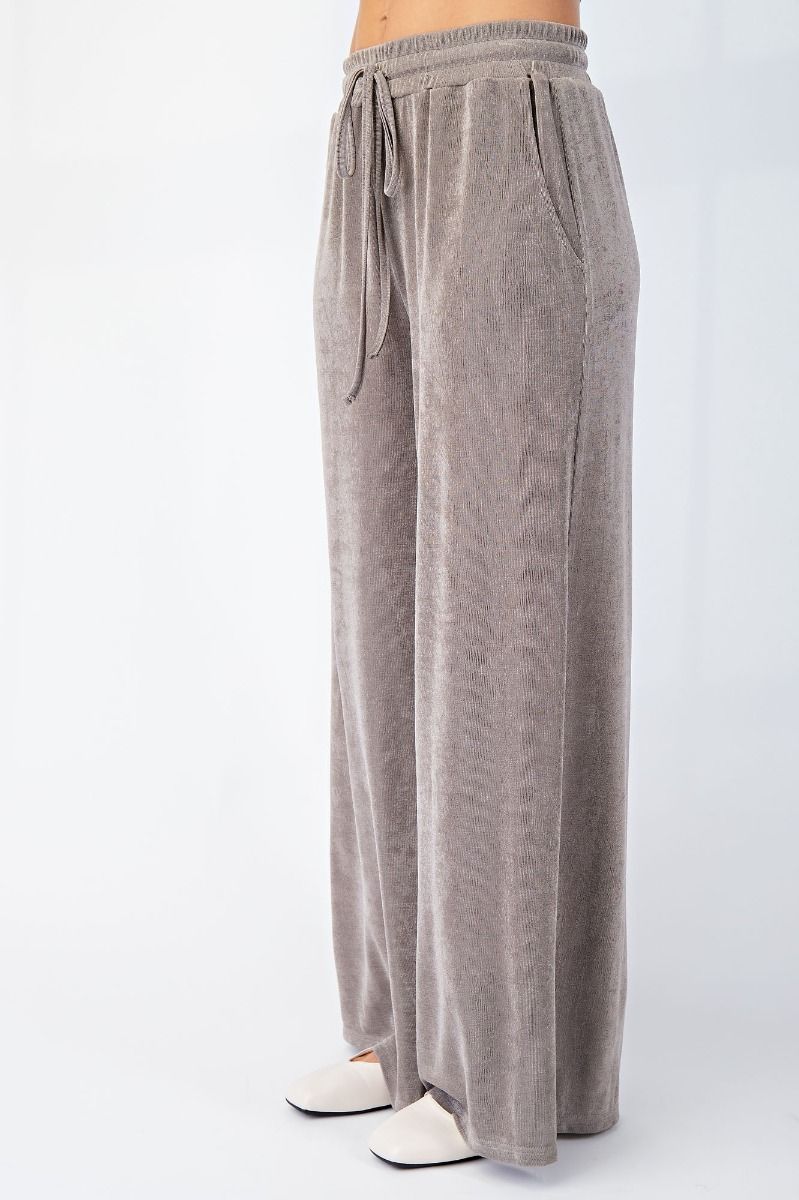 Eden Slinky Long Pants Ash