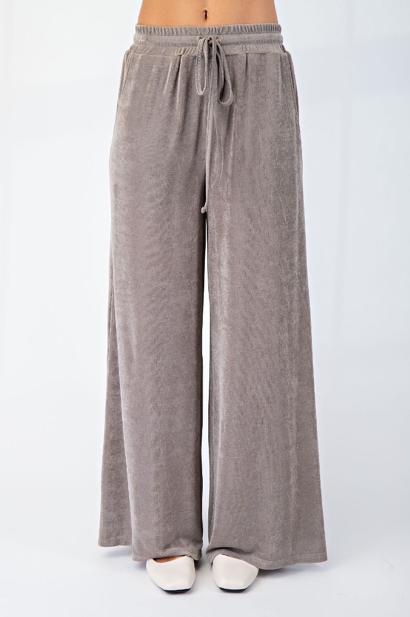 Eden Slinky Long Pants Ash