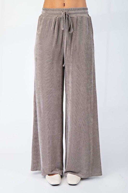 Eden Slinky Long Pants Ash