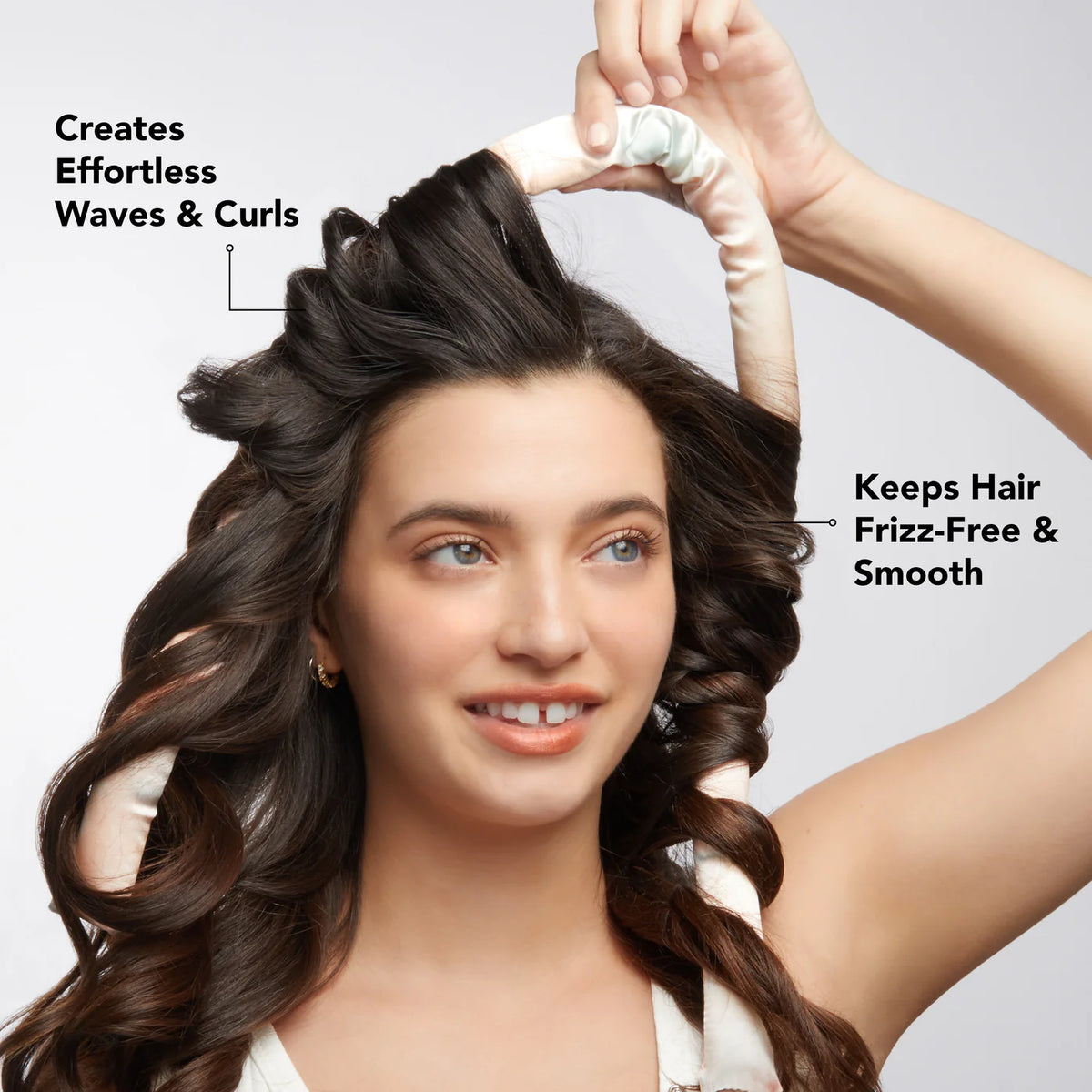 KITSCH Sunset Tie Dye Satin Heatless Curling Set
