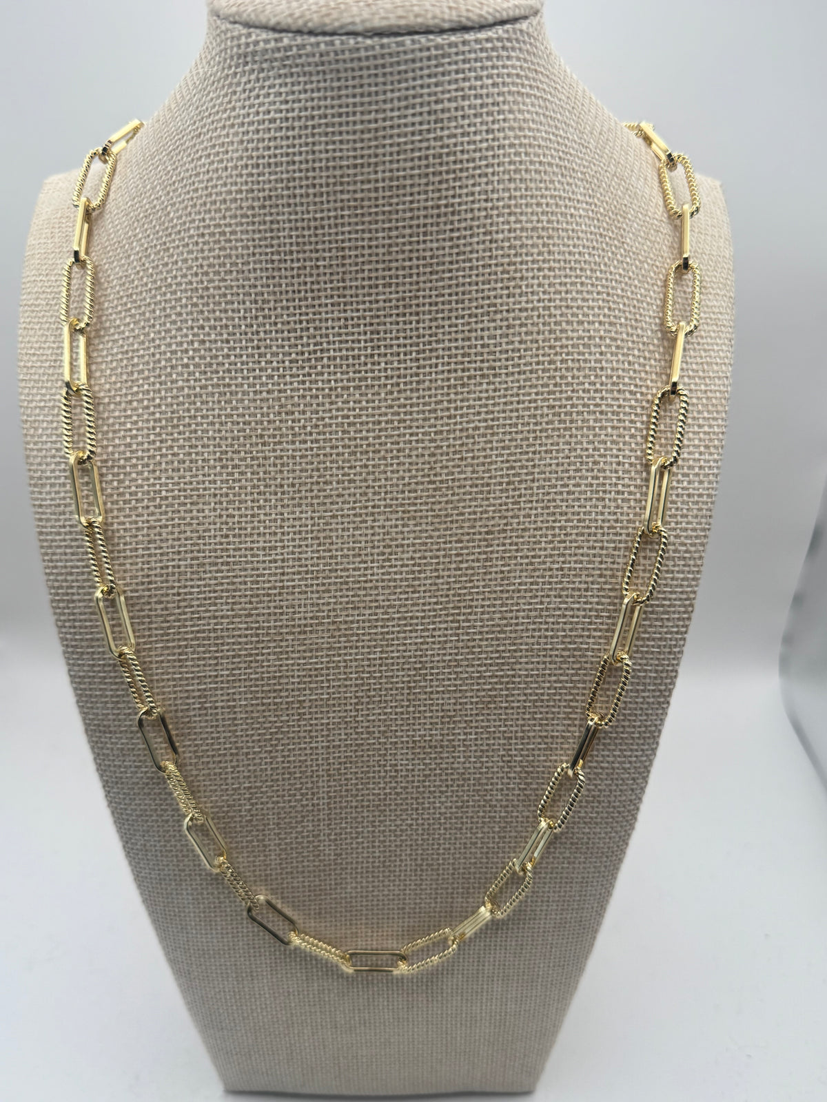 Gold Chain Link Necklace