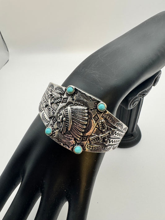 Inspired Turquoise Chief Bracelet