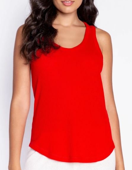 Red Textured Tank PJ Salvage