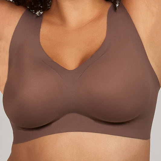 THE ONLY BRA Scoop Camisole Bra Mocha